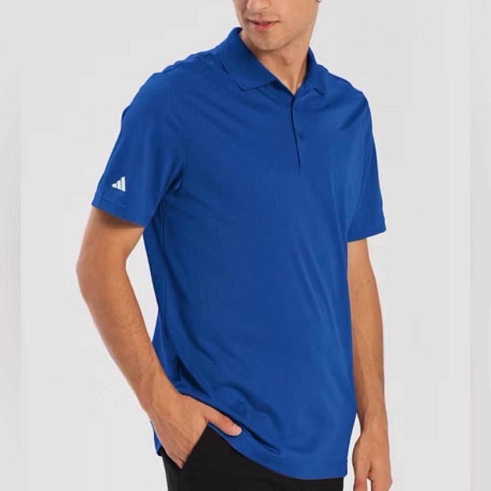 Adidas Men's Vibrant Blue Polo